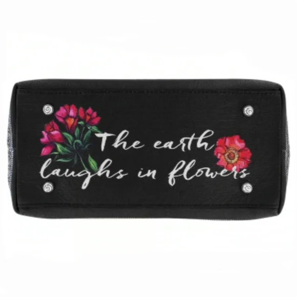 Brighton Floral Neera Handbag With Crossbody Strap - Picture 5 of 7